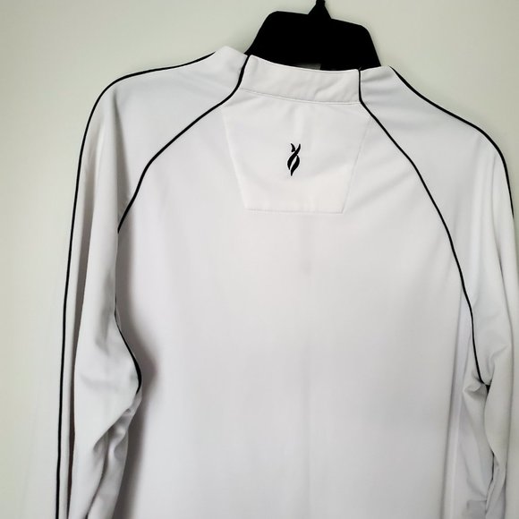 LOPEZ Women's Long Sleeve Golf Shirt Zip Up Pullover Performance Activewear MED - Picture 7 of 8